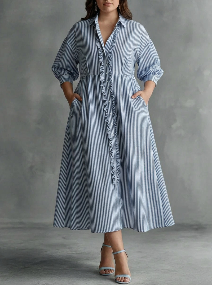 Elin | Abito Maxi a Righe