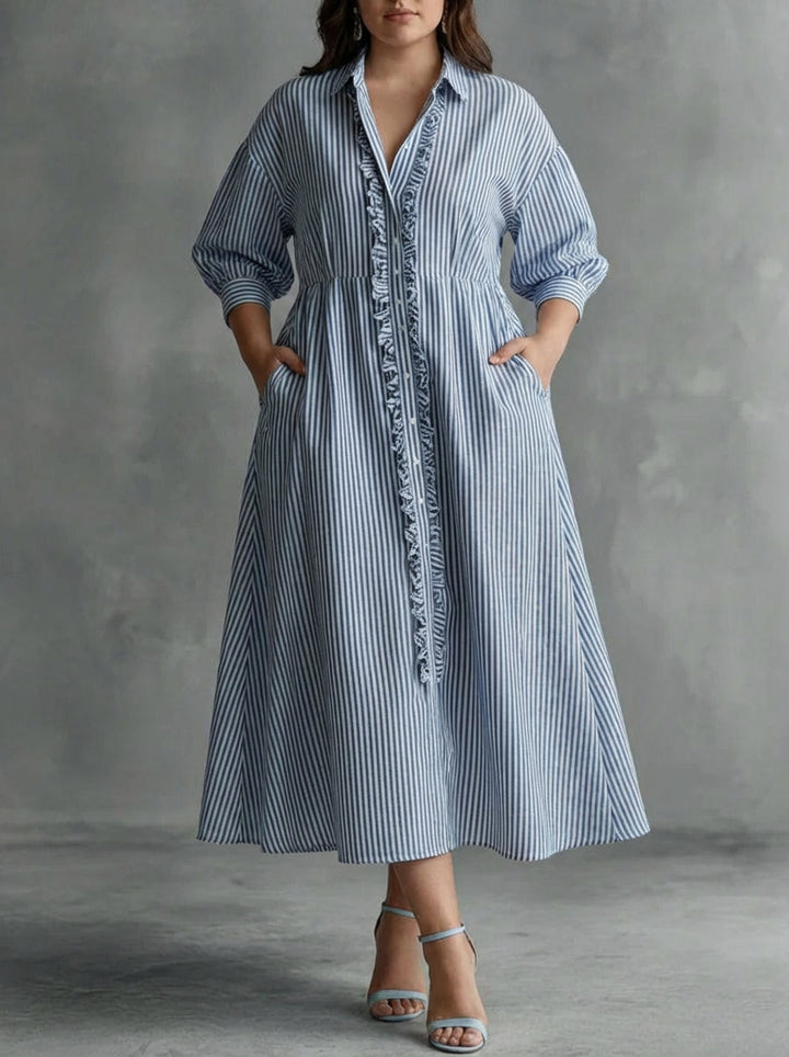 Elin | Abito Maxi a Righe